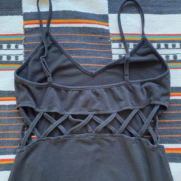 Silence + Noise Bodycon Right Form Fitting Mini Dress. Cutouts. Size Small. - Picture 5 of 6